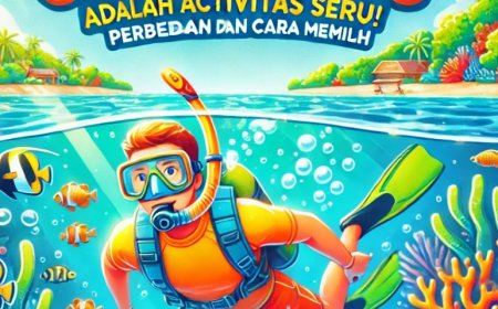 Perbedaan Snorkeling dan Diving