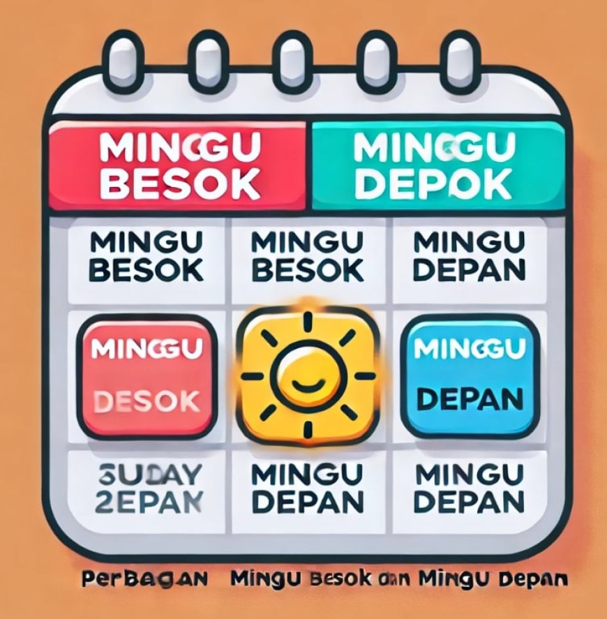 Perbedaan Minggu Besok dan Minggu Depan
