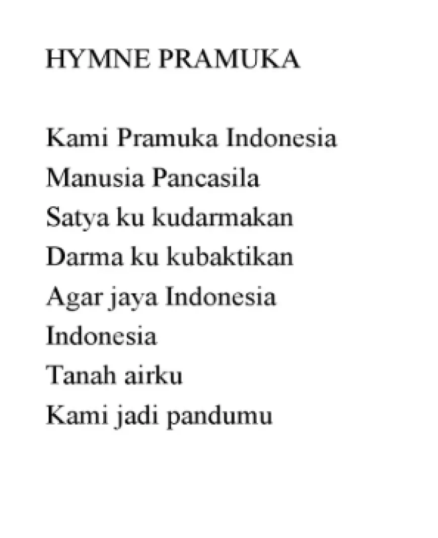 Siapakah Pencipta Lagu Hymne Pramuka
